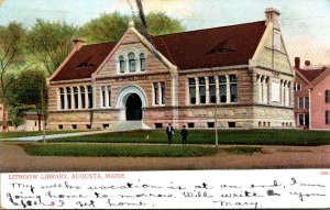 Maine Augusta The Lithgow Library 1905