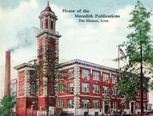 Circa 1910 Home of The Meredith Publications, Des Moines, Iowa Vintage P15