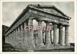 Modern Postcard Greetings from Temple of Segesta