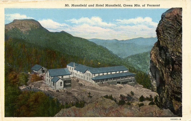 VT - Mt Mansfield and Hotel Mansfield