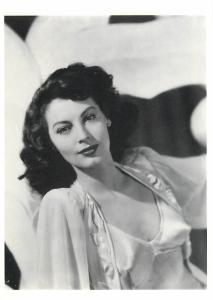 Ava Gardner Actress in the 1940s-1950s Modern Postcard #1