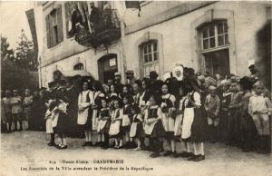 CPA Haute Alsace - Dannemarie - Les Autorités de la Ville - Folklore (482029)