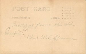 LPS90 Newport Oregon Water Front View Postcard RPPC