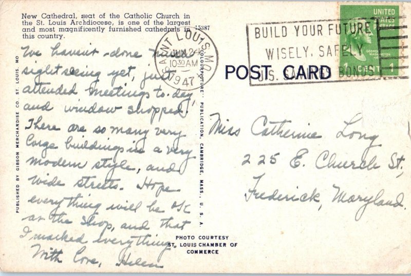 1947 New Cathedral, St. Louis, Missouri