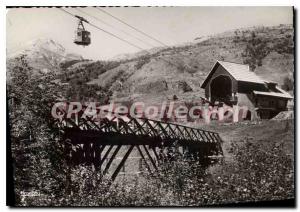 Postcard Old Telepherique Serre Chevalier Station flights from Chaniemerie