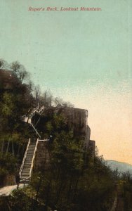 Vintage Postcard 1910's Roper's Rock Lookout Mountain Chattanooga Tennessee TN