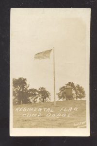 RPPC CAMP DODGE DES MOINES IOWA US ARMY BASE VINTAGE REAL PHOTO POSTCARD