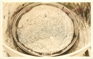 Postcard RPPC Alaska Gold Man Cleanup 1940s 23-1366