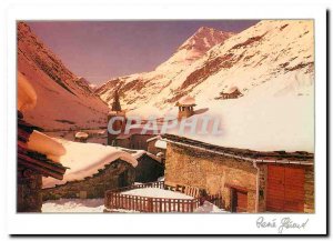 Modern Postcard The Village under snow