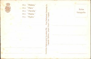 Vintage RPPC Royal Netherlands Steamship Co MS Hera SHIP REAL PHOTO