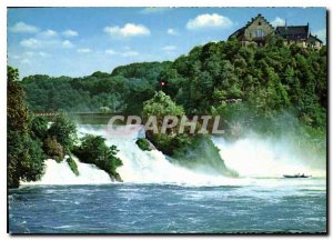 Modern Postcard Bodensee Rheinfall bei Schaffhauen