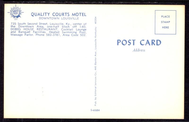 Quality Courts Motel,Downtown Louisville,KY