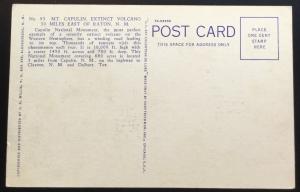 Postcard Unused Mt Capulin Volcano Raton NM LB