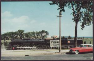 Old Smokey Locomotive Exhibit,Milwaukee,WI Postcard