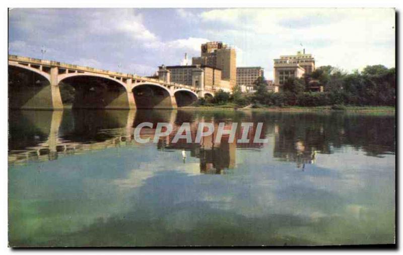 Skyline Old Postcard From Kirby Park and Market Showing Sterling Hotel Wilkes...