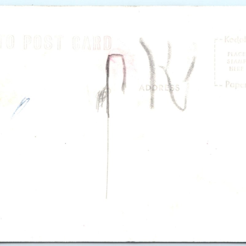 c1950s Playa Villa del Mar, Veracruz, Mexico RPPC Beach Lake Real Photo PC A138 