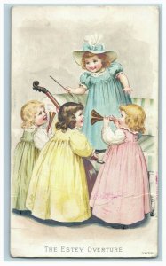 1880s-90s Estey Organ Works. James Taylor Dealer Cute Children Factory P214