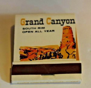 Grand Canyon South Rim Open All Year Fred Harvey 20 Strike Matchbook