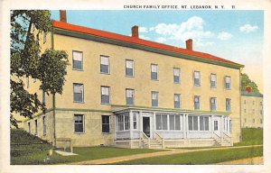 Church family office Mount Lebanon, New York USA Unused