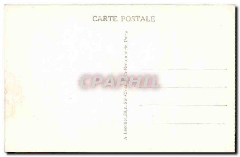 Paris Old Postcard Notre Dame View of & # 39ensemble