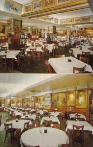 Interior Views Showing Paintings In The Collection Of Haussners Restaurant Ba...