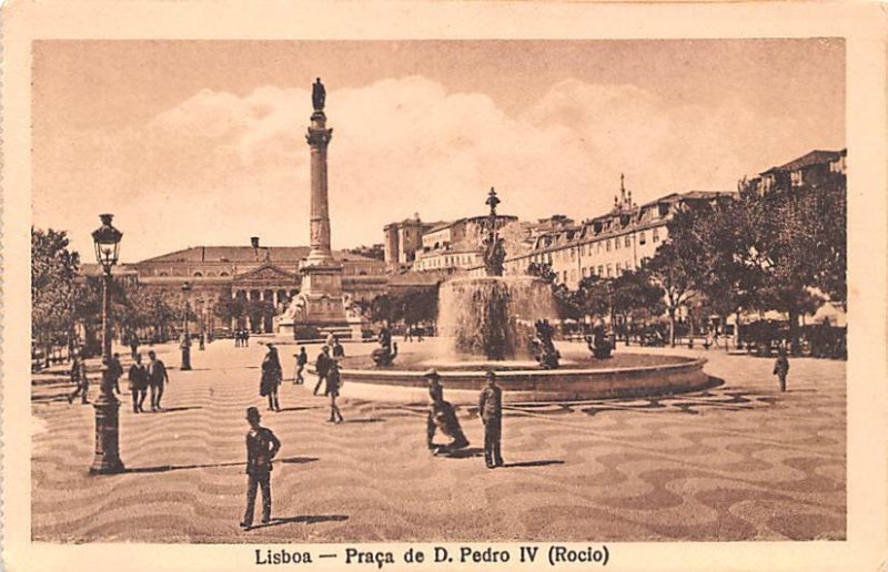 Praca de D Pedro IV Lisboa Unused 