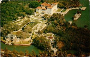 Florida Miami Vizcaya James Deering Estate Aerial View