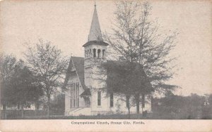 Orange City Florida Congregational Church Vintage Postcard AA22358