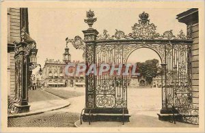 Old Postcard Nancy Place Stanslas one of the most beautiful in Europe