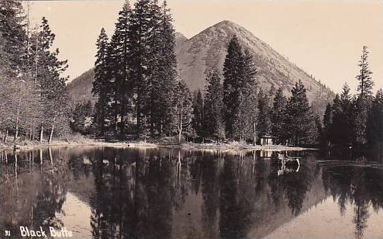 Oregon Black Butte Real Photo