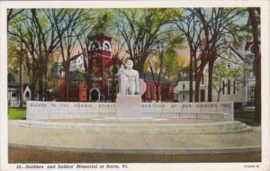 Vermont Barre Soldiers and Sailors' Memorial 1945 Curteich