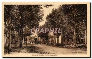 Old Postcard Militaria Camp of Mailly camp out