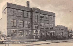 E92/ Newcomerstown Ohio Postcard Tuscarawas c1940s High School