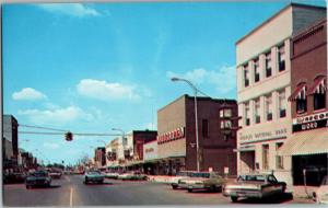 Stuttgart Arkansas Main Business Section Road Vintage Postcard N06