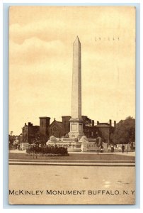 1917 View Of McKinley Monument Buffalo New York NY Posted Antique Postcard