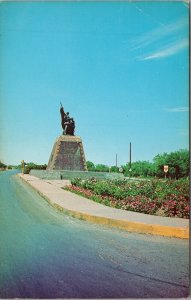 Monument in Nuevo Laredo Dedicated to its Founders Laredo TX Postcard PC442