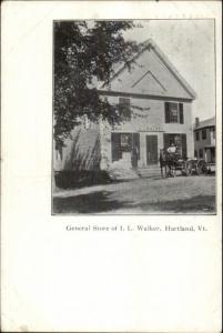 Hartland VT General Store IL Walker c1910 Postcard