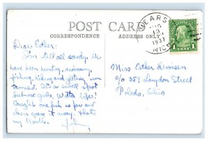 Vintage RPPC Sand Dune Silver Lake, Michagan. Postcard P129E