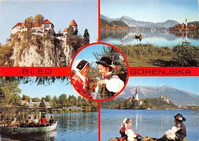 B66051 Slovenia Bled Gorenjska boats bateaux multiviews