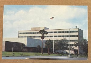 VINTAGE POSTCARD UNUSED - COURT HOUSE OF HIDALGO COUNTY, EDINURG, TEX