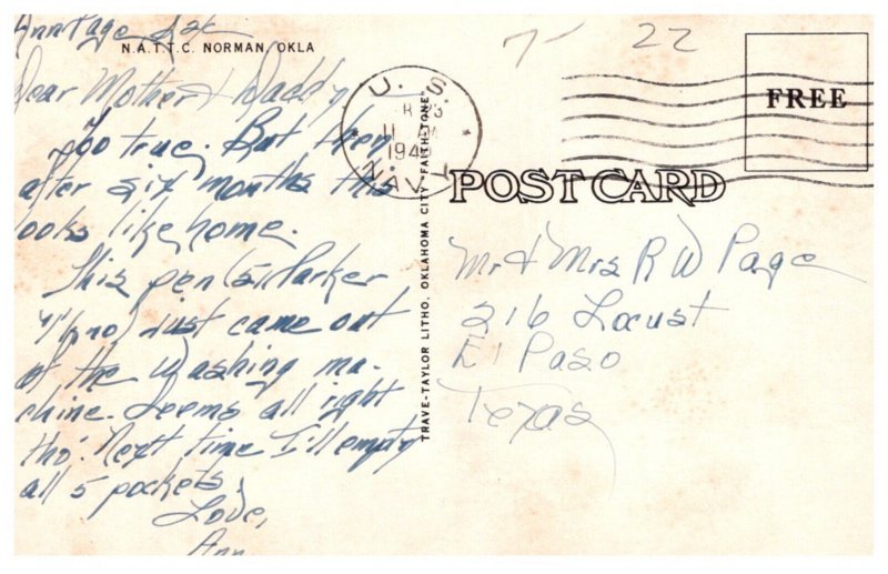 Oklahoma  Norman Naval Air Technical Training Center Barracks