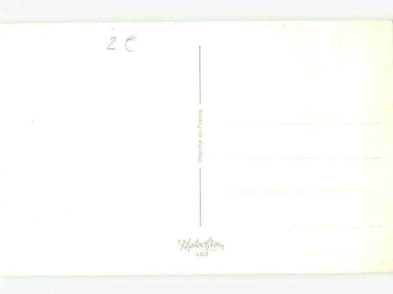 foreign Old Comic signed FRENCH MAN ON PRIMITIVE PADDLEBOAT AC2729