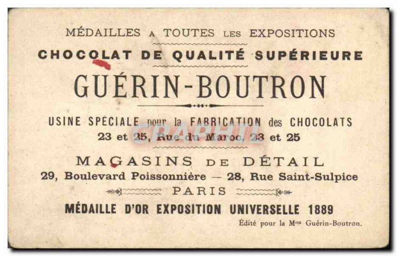 Chromo Chocolate Guerin Boutron Cuirassier 1810 1890 Militaria