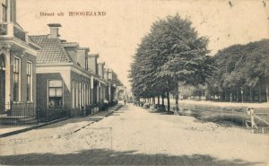 Netherlands Groet uit Hoogezand Vintage Postcard 08.33