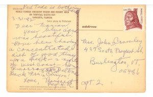 FL - Sarasota. Crescent Beach Resort Area on Siesta Key