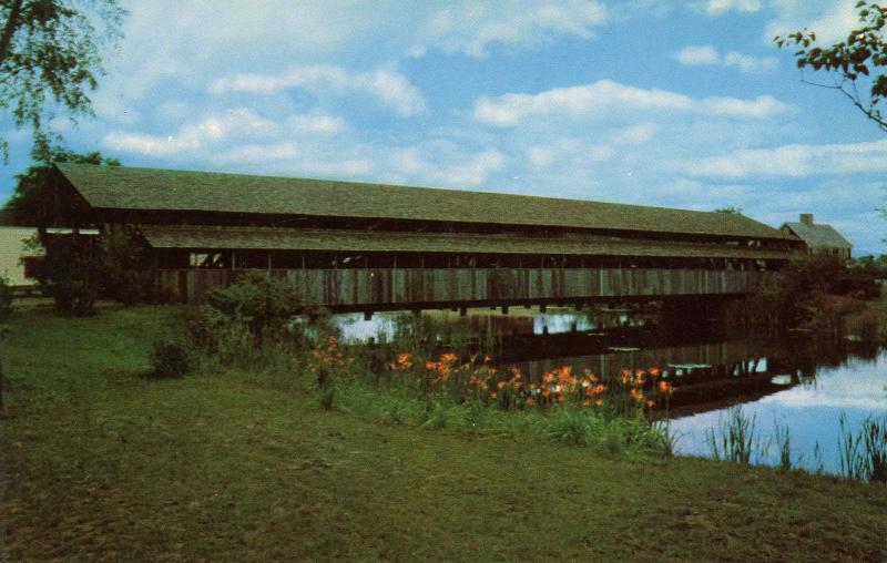 VT - Shelburne. Covered Bridge at Shelburne Museum