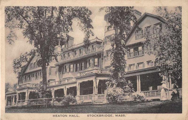 Stockbridge Massachusetts Heaton Hall Antique Postcard J51428