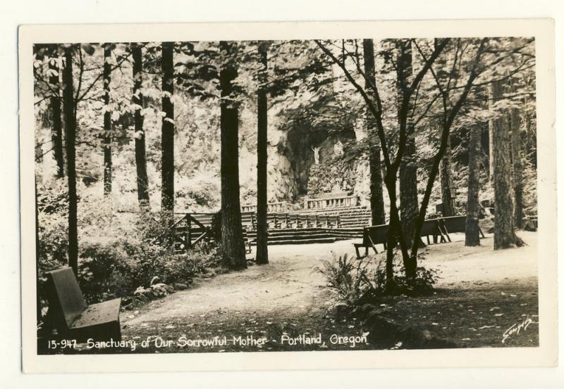 Portland, Oregon/OR Postcard, Sanctuary Of Sorrowfull Mother