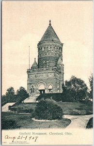 Garfield Monument Cleveland Ohio OH Historical Structure H.L Woehler Postcard