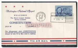 Letter USA Washington National Airport Constituttion July 29, 1948